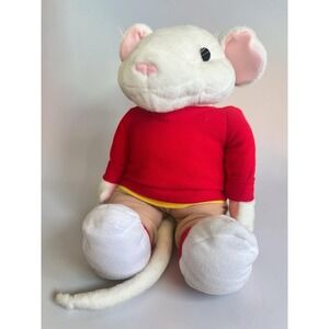 Stuart Little 27" Pillow Plush 2002 Columbia Pictures Vintage Large Movie Y2K